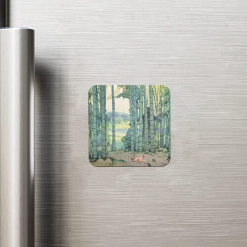 Bamboo Grove Fridge Magnet Bamboo Grove Fridge Magnet