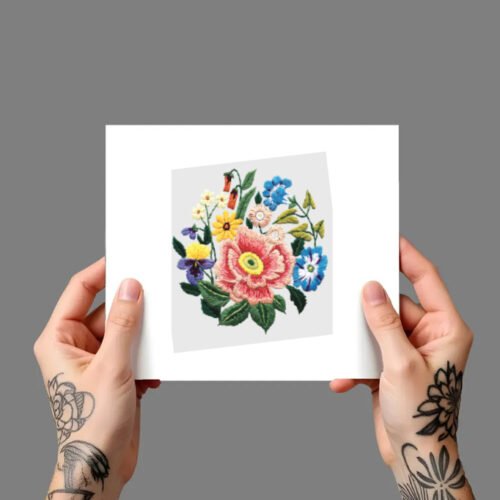 FLORAISON_1 Ultra Premium Temporary Tattoo (5x7.5 Inches)