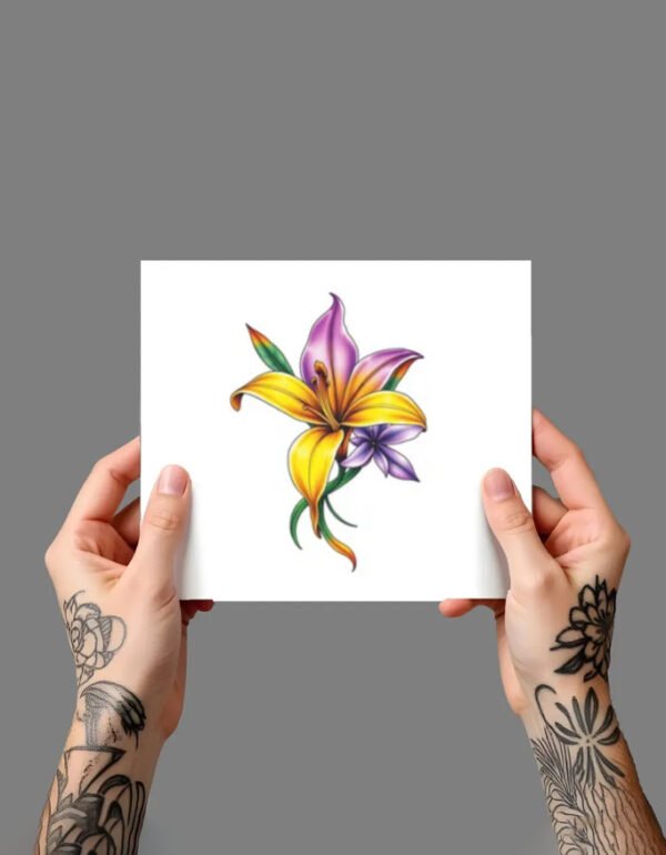 FLORAISON_2 FLORAISON_2 Ultra Premium Temporary Tattoo (5x7.5 Inches)