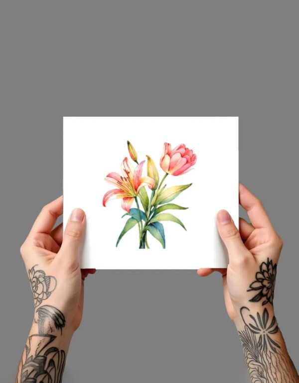 FLORAISON_5 Ultra Premium Temporary Tattoo (5x7.5 Inches)