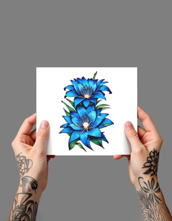 FLORAISON_7 Ultra Premium Temporary Tattoo (5x7.5 Inches)