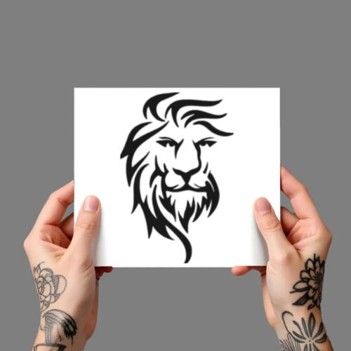MANE_BIG Premium Temporary Tattoo MANE_BIG Premium Temporary Tattoo (5x7.5 Inches)