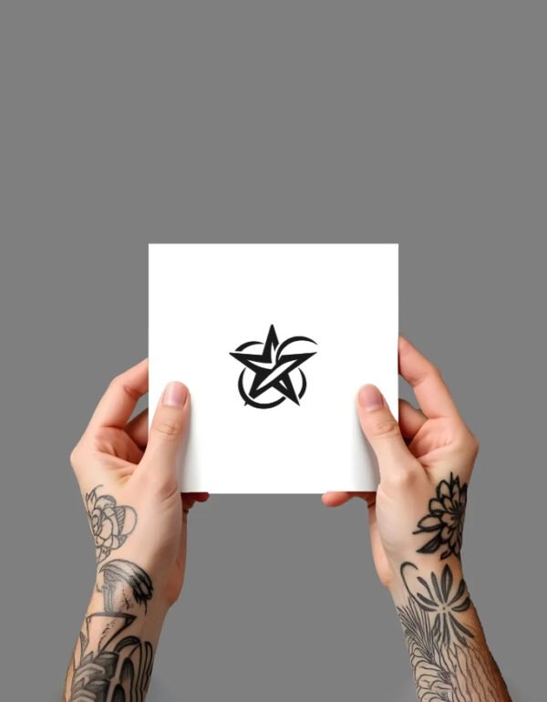 STAR 1 Premium Temporary Tattoo STAR 1 Premium Temporary Tattoo (2.5x2.5 Inches)