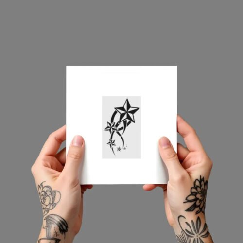 STAR 2 Premium Temporary Tattoo (2.5x7 Inches) STAR 2 Premium Temporary Tattoo (2.5x7 Inches)
