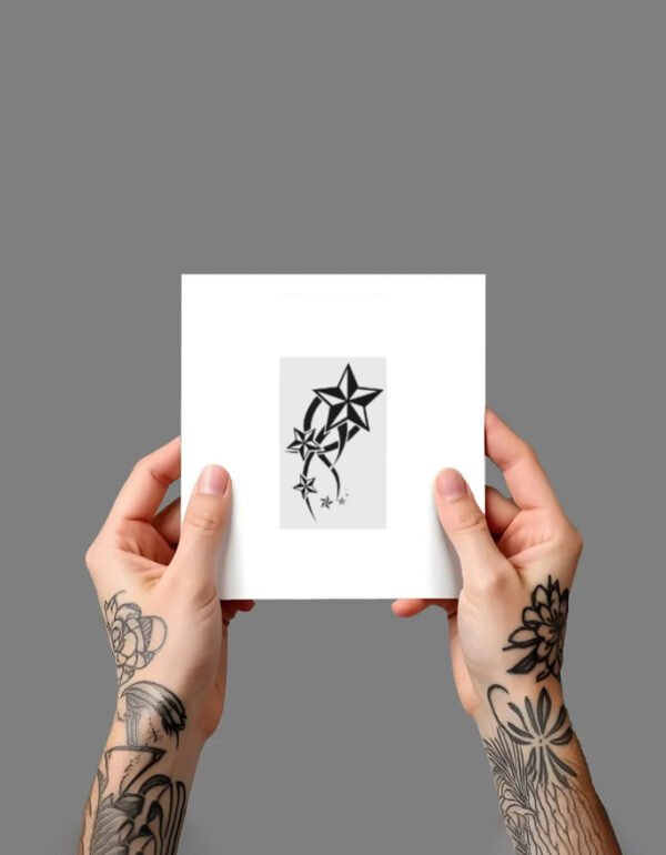 STAR 2 Premium Temporary Tattoo (2.5x7 Inches) STAR 2 Premium Temporary Tattoo (2.5x7 Inches)
